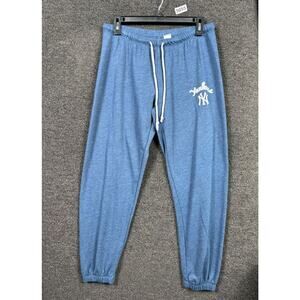 Concepts Sport Knit Jogger Pants Womens Size M Navy New York Yankees Mainstream